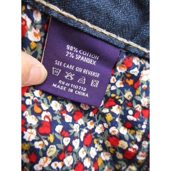 Vigoss Jeans 5 6 Bootcut Denim Stretch Embroidered Pants Juniors - Picture 12 of 13